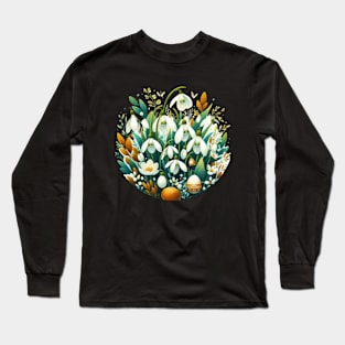 Spring Snowdrop - Spring vlowers Long Sleeve T-Shirt